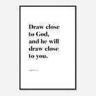 James 4:8 | Framed Poster