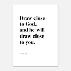 James 4:8 | Rolled Poster